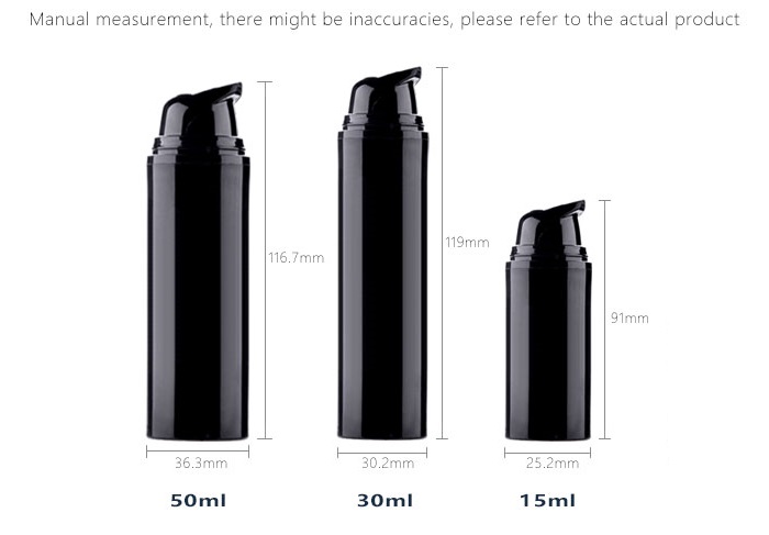 50ml plastic airless bottle factory