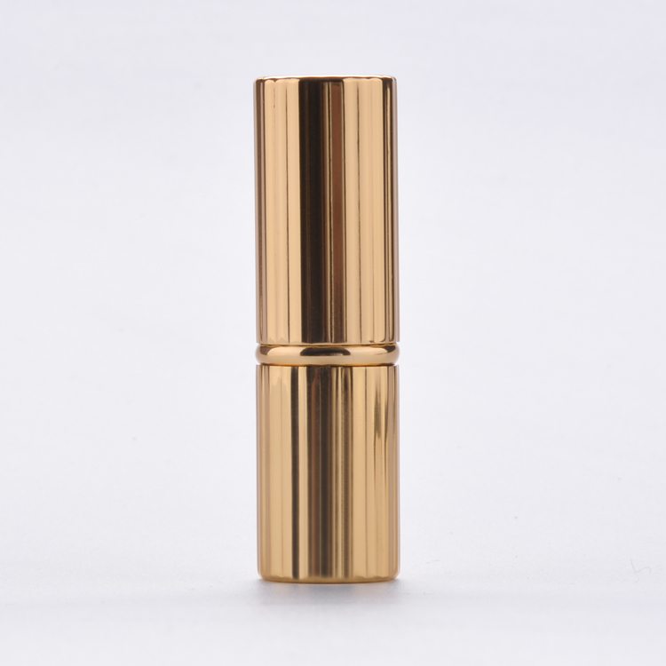 Made in China aluminum gold lipstick case--Maypak