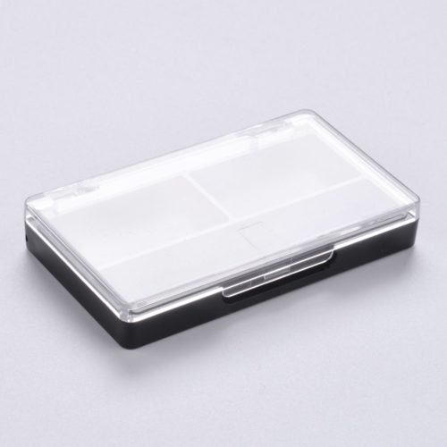 black empty eye shadow box