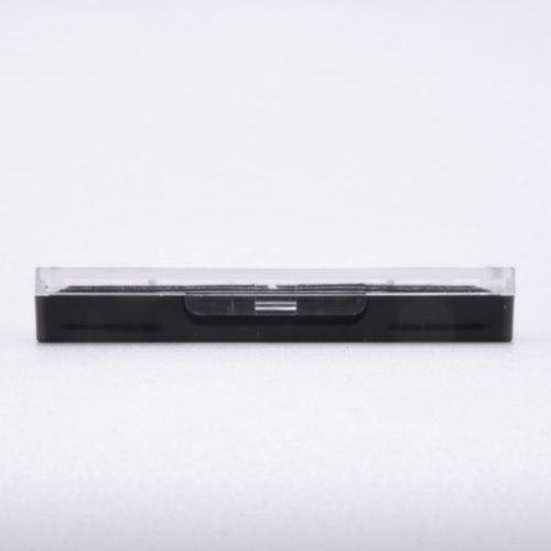 black empty eye shadow box