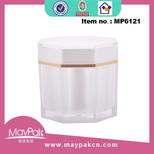 Plastic Octagon Cream Jar factory
