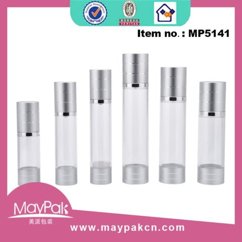 aluminum airless bottle for cosmetics