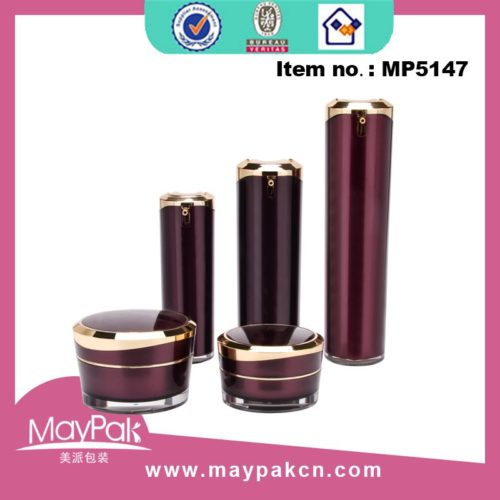 round acrylic lotion bottle