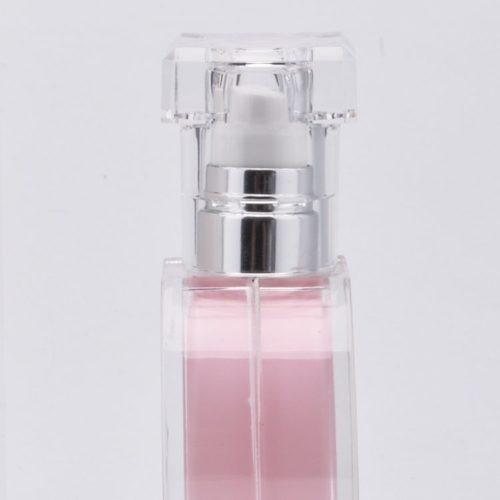 square unique shaped plastic lotion bottle