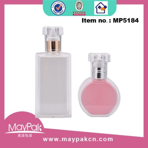square unique shaped plastic lotion bottle