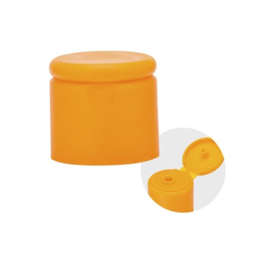 White plastic screw bottle cap