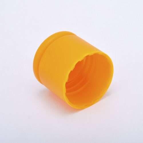 White plastic screw bottle cap