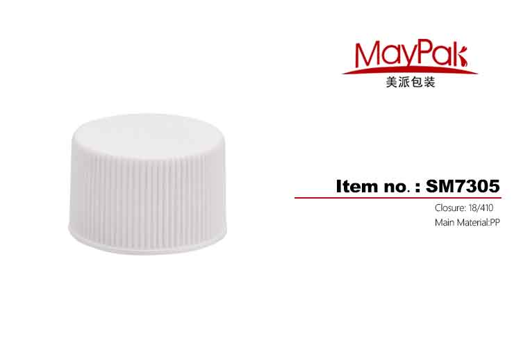 Ribbed transparent screw cap