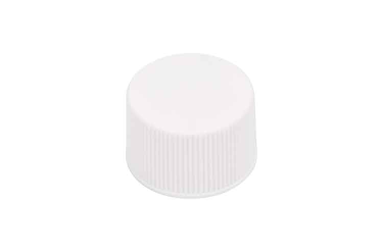 Ribbed transparent screw cap