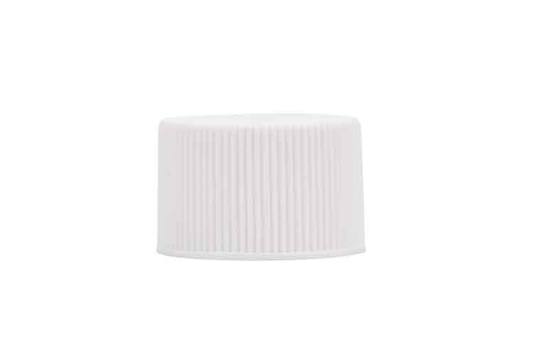 Blue ribbed easy screw cap