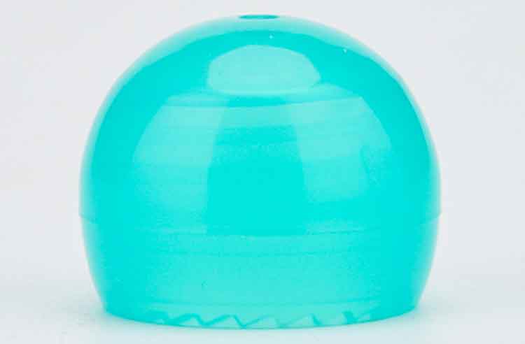 Plastic ball shape cap