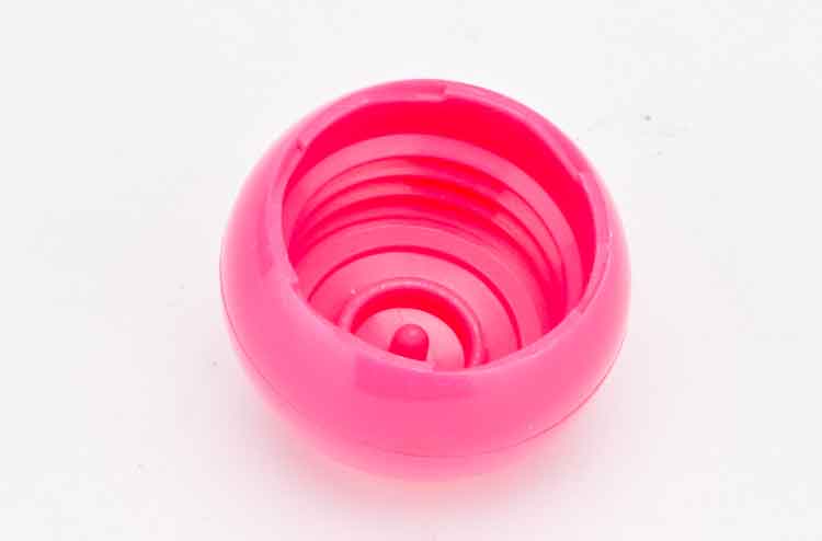 Plastic round screw cap