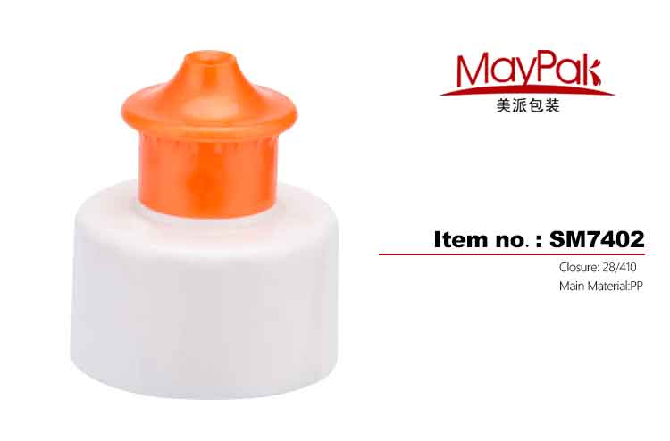 28mm Push Pull Orange Cap