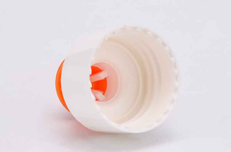 28mm Push Pull Orange Cap