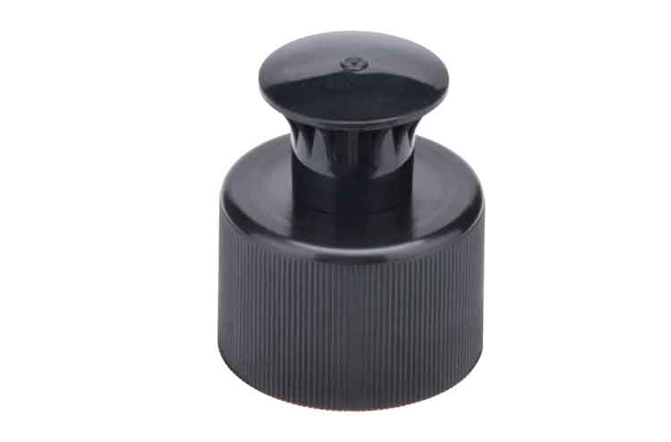 Shampoo Black Bottle Push Cap