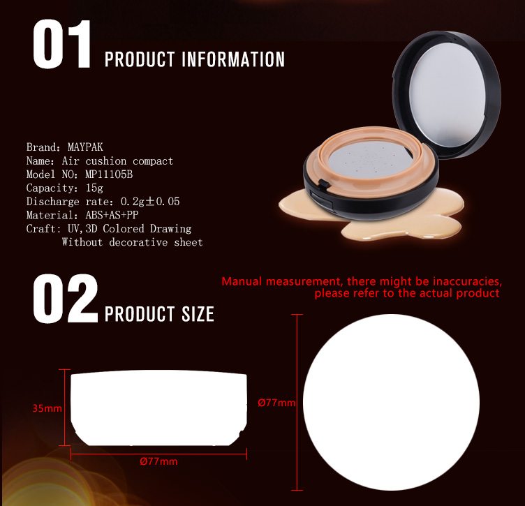 custom makeup powder compact