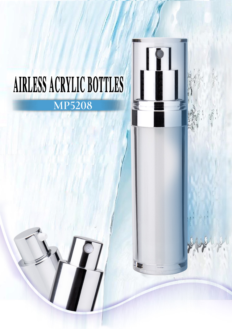 50ml plastic round airless bottle