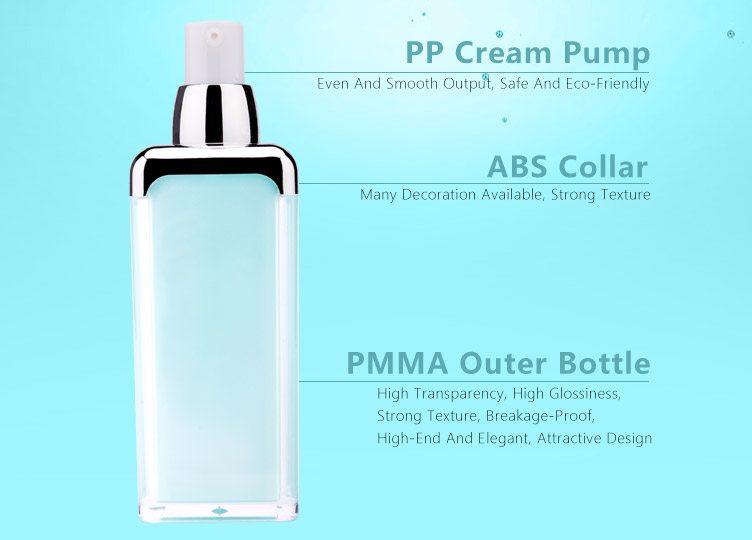 Hot Sales elegant acrylic lotion bottle