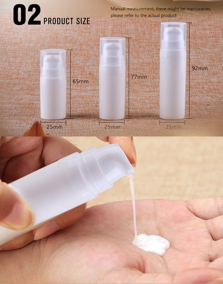 beauty cream storage bottle