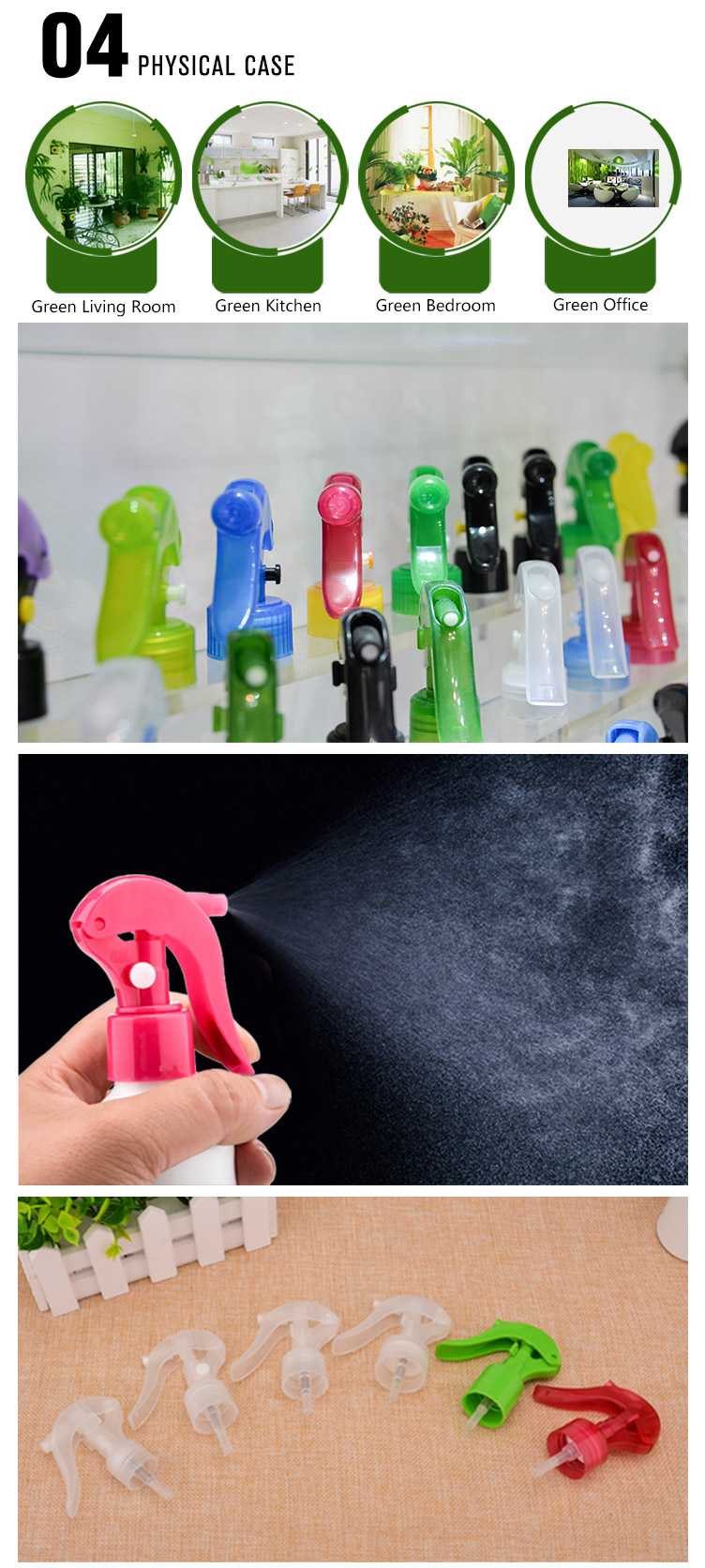 Plastic mini trigger sprayer