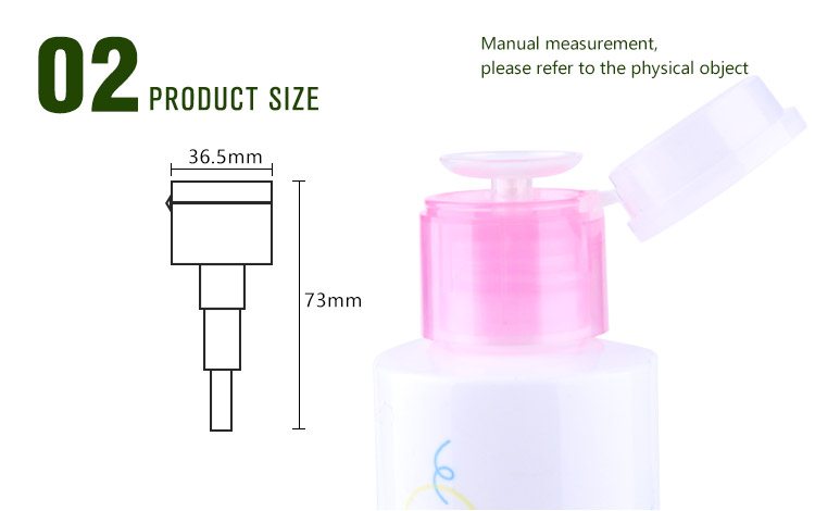 plastic cleansing oil pump