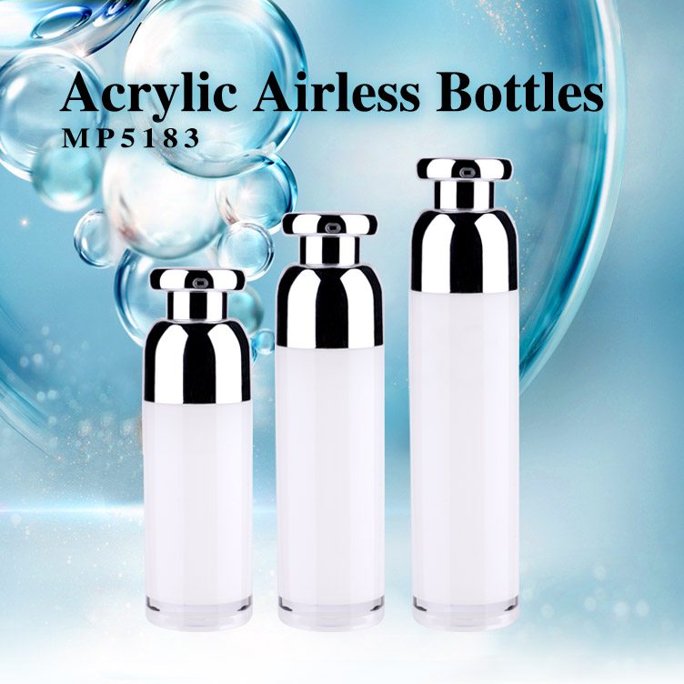  luxurious airless travel cosmetic bottle set