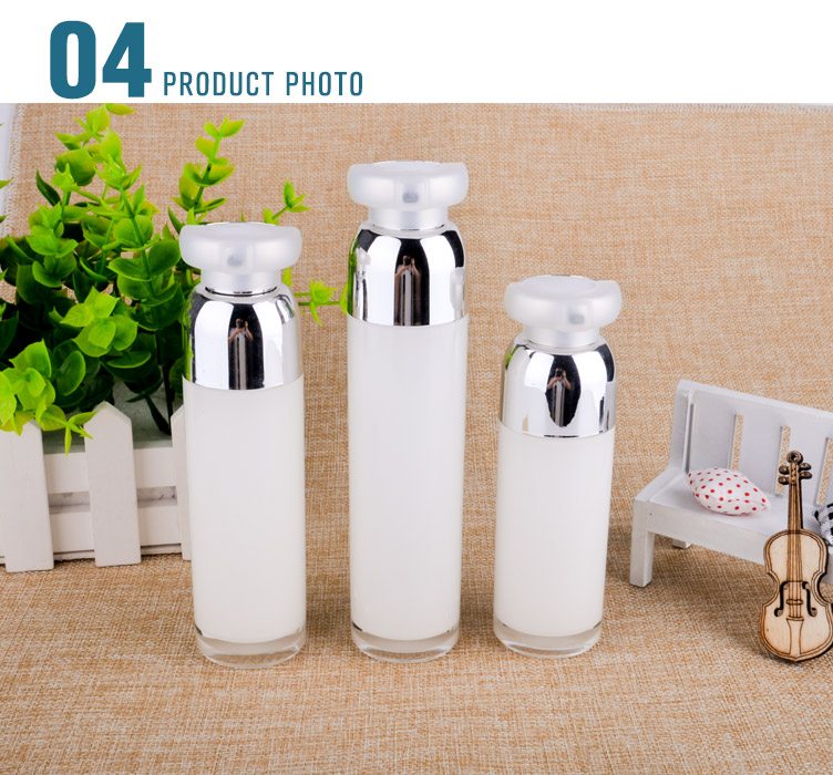  luxurious airless travel cosmetic bottle set