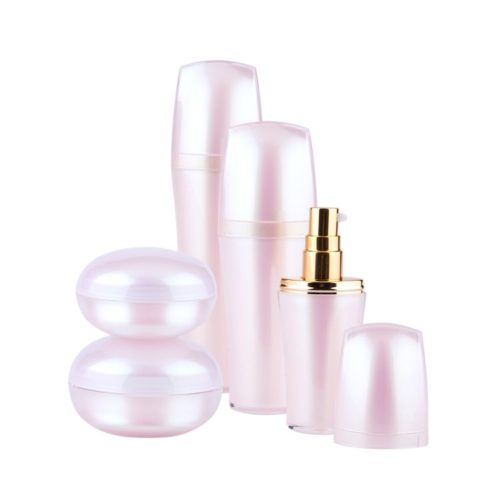 pink acrylic torch airless bottles