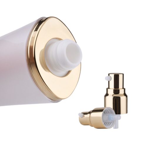 pink acrylic torch airless bottles
