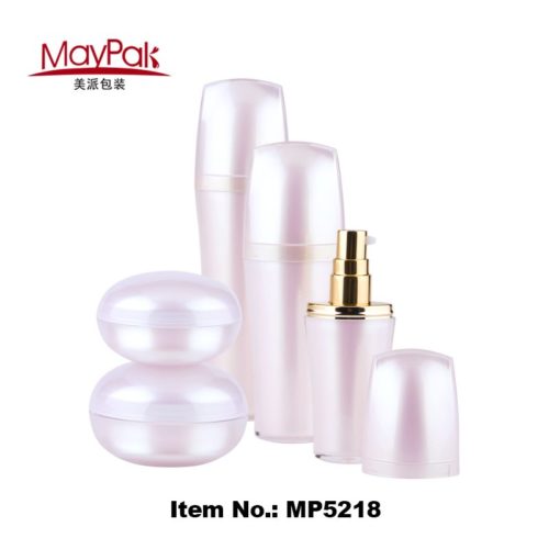 pink acrylic torch airless bottles
