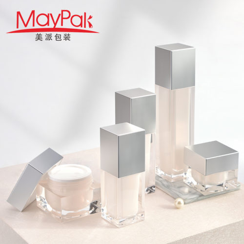 120ml empty square lotion bottle