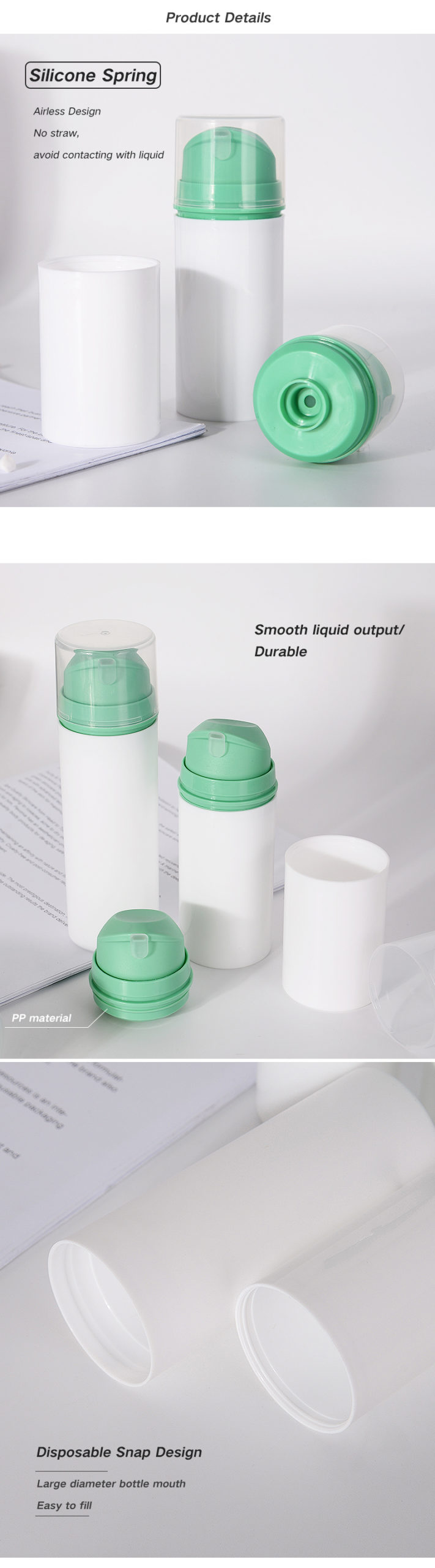 Snap On Airless Pump Bottle