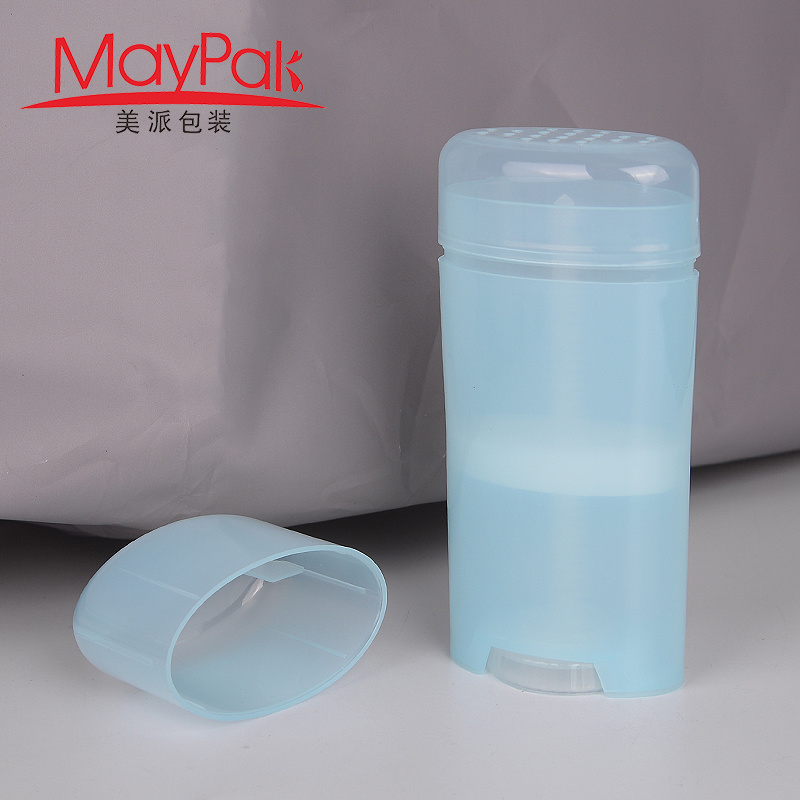 oval flat deodorant container packaging